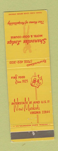 Matchbook Cover - Shenvalee Lodge Motel Golf Course New Market VA WEAR