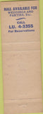 Matchbook Cover - Matchbook Cover VFW Detroit MI