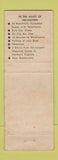 Matchbook Cover - Clarendon Hotel Court Arlington VA Eskimo WORN