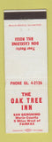 Matchbook Cover - Oak Tree Inn Fairfax CA San Geronimo