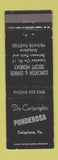 Matchbook Cover - Ponderosa The Cartwright's Restaurant Delaplane VA
