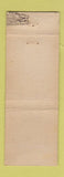 Matchbook Cover - The Hut Martinsville VA restaurant WORN BLUE