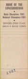 Matchbook Cover - Matchbook Cover VFW Wormleysburg PA