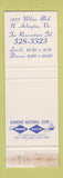 Matchbook Cover - Charcuterie Normande North Arlington VA