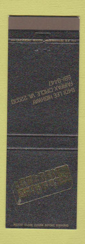 Matchbook Cover - Golden Ingot Fairfax Circle VA