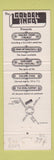 Matchbook Cover - Golden Ingot Fairfax Circle VA