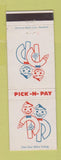 Matchbook Cover - Pick n Pay Grocery