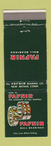 Matchbook Cover - Fafnir Ball Bearings New Britain CT WEAR