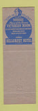 Matchbook Cover - Hillcrest Hotel Toledo OH Victorian Room