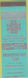 Matchbook Cover - Matchbook Cover VFW Bremerton WA teal