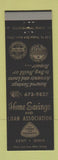Matchbook Cover - Home Savings and Loan Kent OH