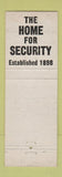 Matchbook Cover - Home Savings and Loan Kent OH