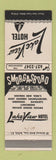 Matchbook Cover - Lake View Hotel  Wanakah NY