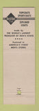 Matchbook Cover - Rock Knit Coats Harry Schwarz Medina OH Cleveland