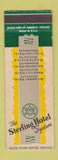 Matchbook Cover Sterling Hotels Hazleton Allentown Wilkes Barre PA Binghamton NY
