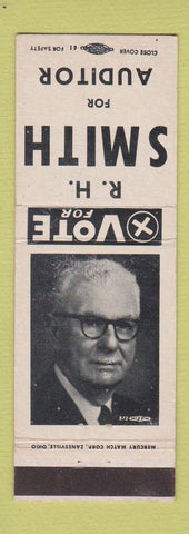 Matchbook Cover - RH Smith for Auditor
