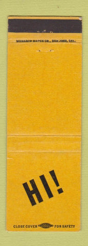 Matchbook Cover - Betty Hale's Liquors Fullerton CA