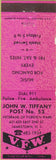 Matchbook Cover - Matchbook Cover VFW Jamestown NY pink