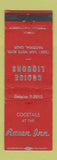 Matchbook Cover - Raven Inn Pacoima CA WEAR