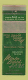 Matchbook Cover - Marco Beach Hotel Marco Island FL WORN