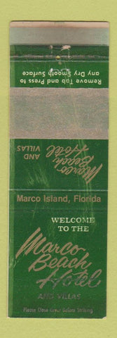 Matchbook Cover - Marco Beach Hotel Marco Island FL WORN