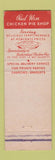 Matchbook Cover - Red Hen Club Mel O Dee Club Sacramento CA WORN
