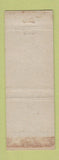 Matchbook Cover - Chuck's Alibi Room Tacoma WA WEAR
