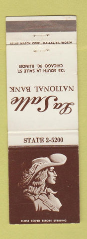 Matchbook Cover - La Salle National Bank Chicago IL
