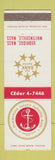 Matchbook Cover - Blackstone Valley National Bank Uxbridge Whitinsville MA