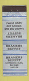 Matchbook Cover - Bramers Buffet Denver Colorado