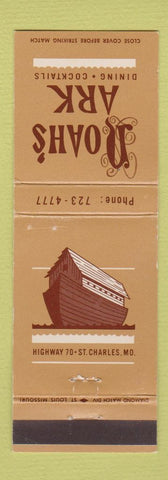 Matchbook Cover - Noah's Ark Restaurant St Charles MO