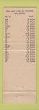 Matchbook Cover - Theo Froemming Concrete WEAR