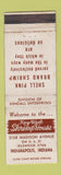 Matchbook Cover - Key West Shrimp House Inidanapolis IN WEAR