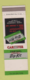 Matchbook Cover - Carter Carburetor Zip Kit St Louis MO