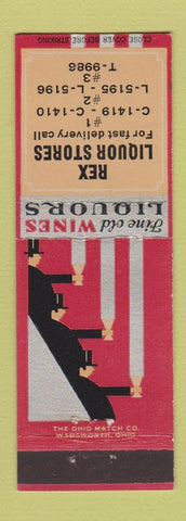 Matchbook Cover - Rex Liquor Store deco