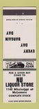 Matchbook Cover - Nu Liquor Store