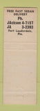 Matchbook Cover - Cellar Key Liquor Store Fort Lauderdale FL