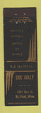 Matchbook Cover - Doc Holly Restaurant St Paul MN