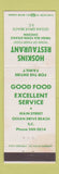 Matchbook Cover - Hoskins Restaurants Ocean Drive Beach SC WEAR