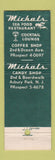 Matchbook Cover - Michaels Asbury Park NJ WEAR