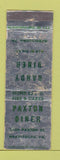Matchbook Cover - Paxon Diner Handy Diner Harrisburg PA WORN