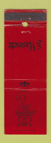 Matchbook Cover - La Maisonette Skokie IL restaurant WEAR