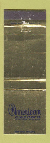 Matchbook Cover - American Cleaners Midland MI