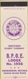 Matchbook Cover - Matchbook Cover Elks Club Henderson NV