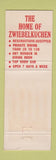 Matchbook Cover - Town Hall St Louis MO Zwiebelkuchen restaurant