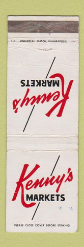 Matchbook Cover - Kenny's Markets Grocery WEAR