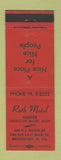 Matchbook Cover - Roth Motel Bridgeport WV