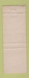 Matchbook Cover - Roth Motel Bridgeport WV