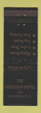 Matchbook Cover - Chenango Hotel Norwich NY