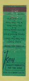 Matchbook Cover - Key Home Products Paper Detroit MI